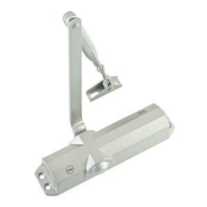 Mola hidráulica com braço de compasso standart, marcação CE - Prata