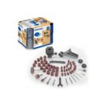 Conjunto acessorios modelar madeira 80pcs