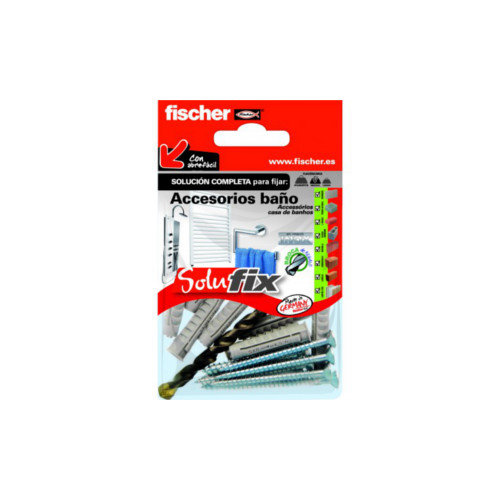 Fixação acessorios wc solufix