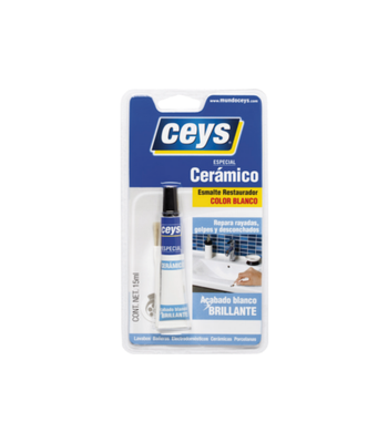 Esmalte ceramico branco 15 ml ceys
